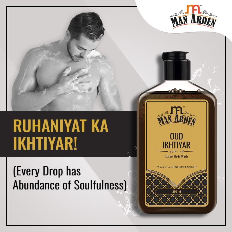 Oud Ikhtiyar Luxury Body Wash Infused With Shea Butter & Vitamin E