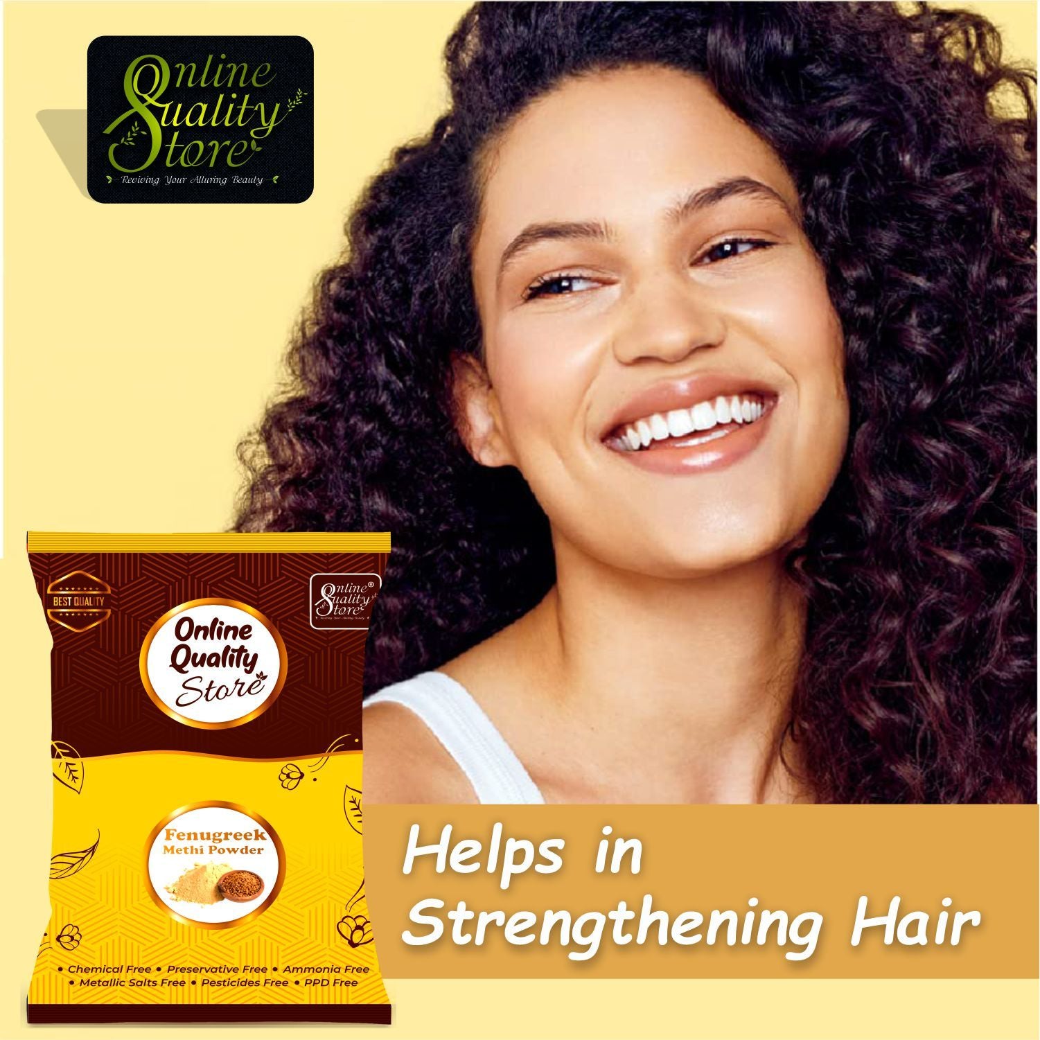 Fenugreek (methi) Powder For Hair Growth