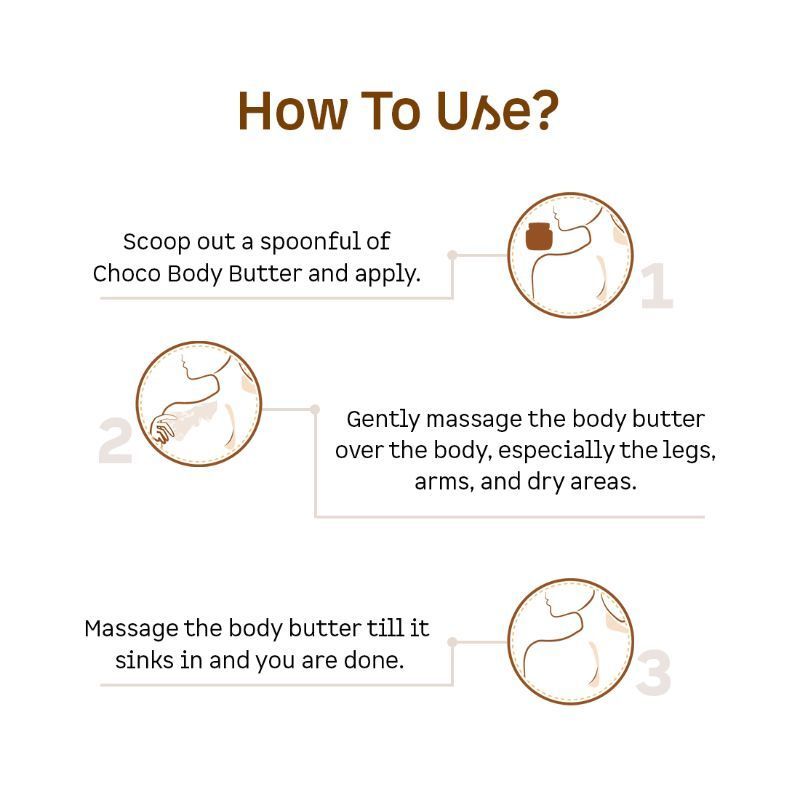 Choco & Shea Body Butter - 72Hrs Moisturization & Stretch Marks Reduction