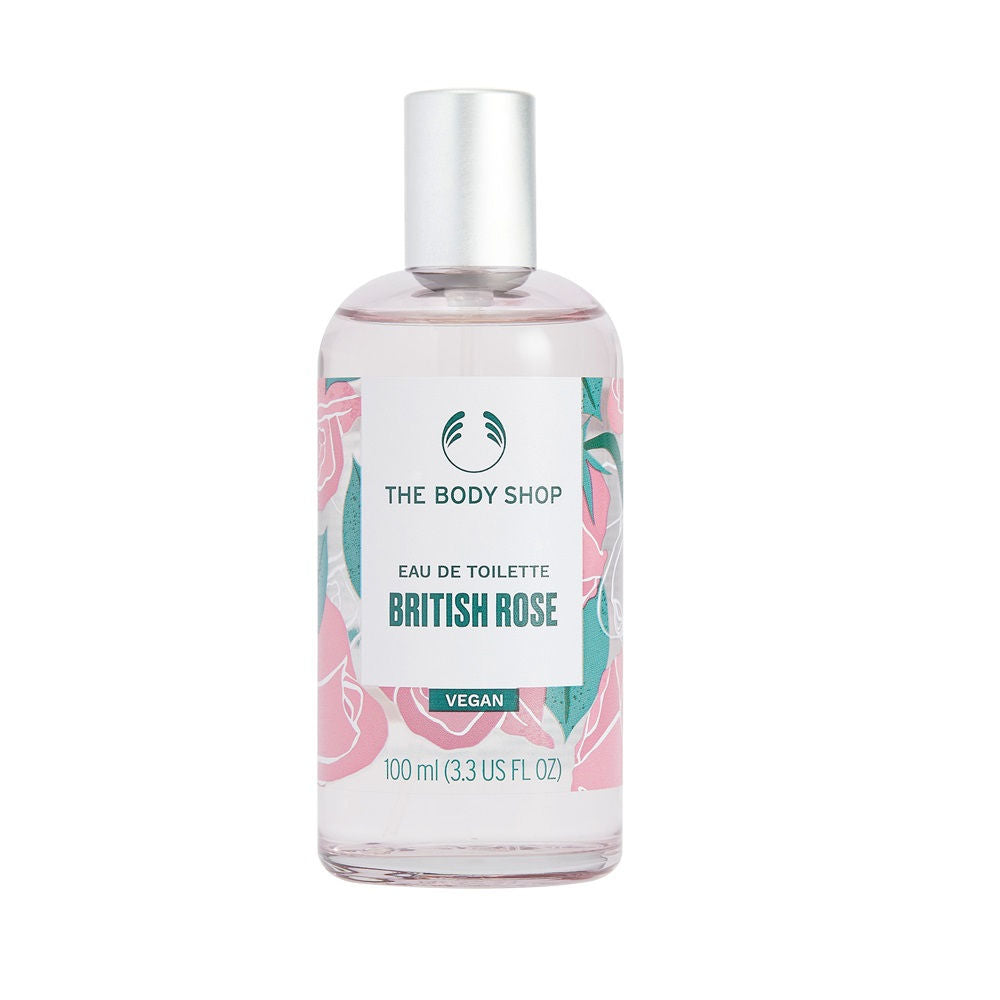 British Rose Eau De Toilette, Long-Lasting Floral Fragrance, 91% Natural