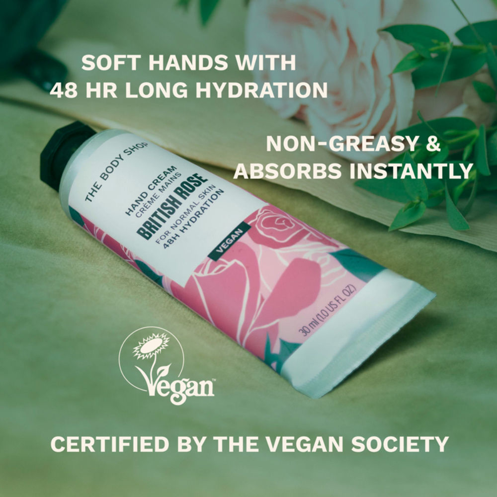 British Rose Petal Soft Hand Cream