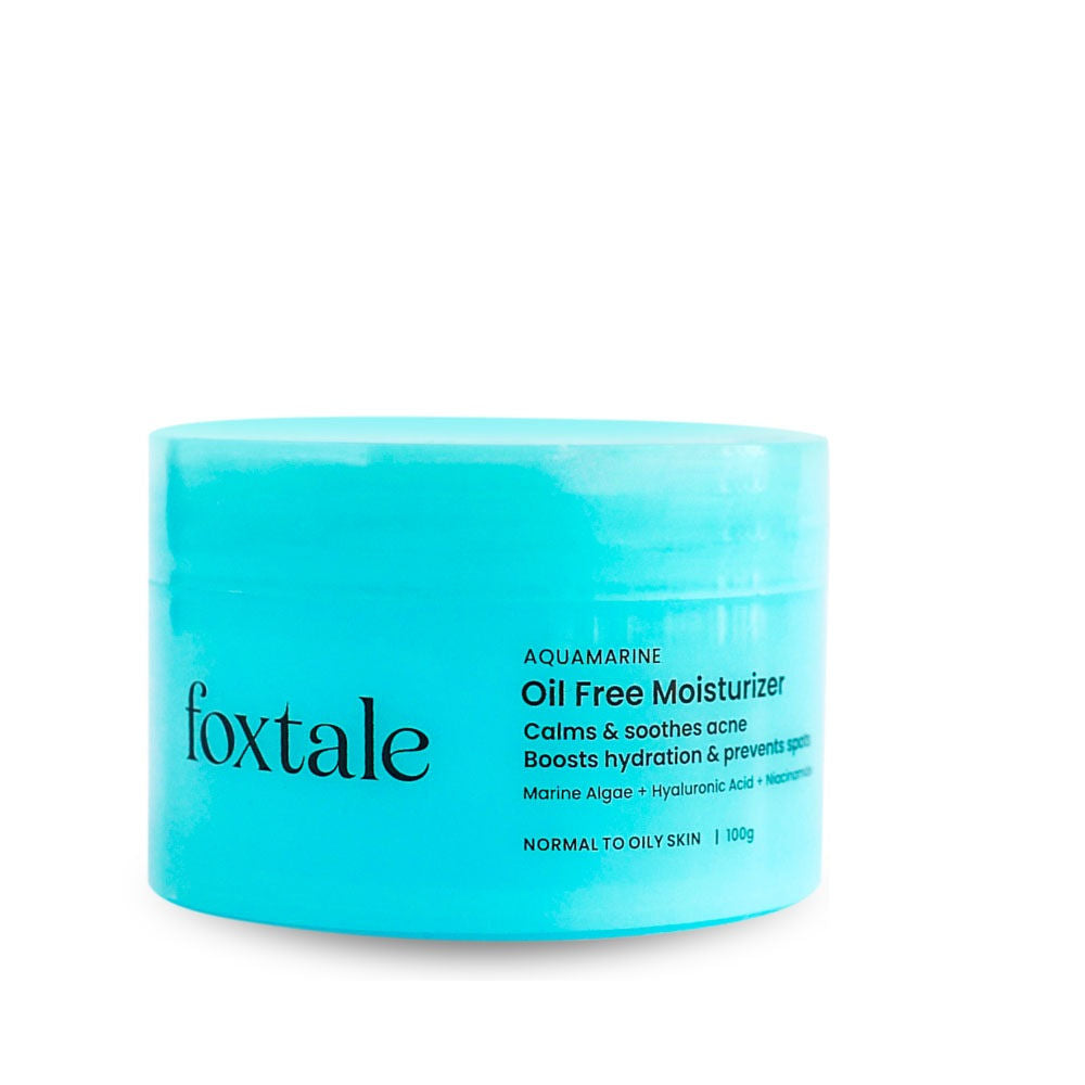 Aquamarine Oil Free Hydrating Moisturiser With Hyaluronic Acid For Normal To Oily Skin