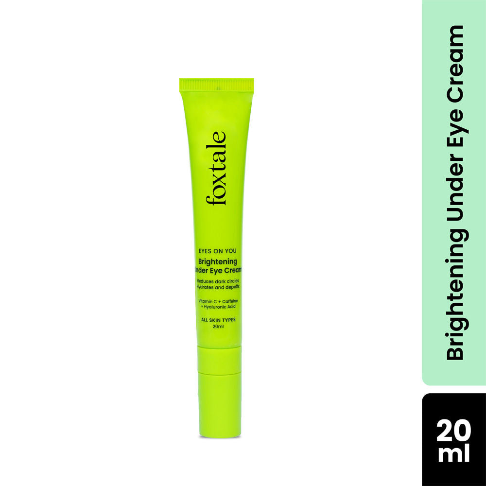 Brightening Under Eye Cream with Vitamin-C, Caffeine & Hyaluronic Acid
