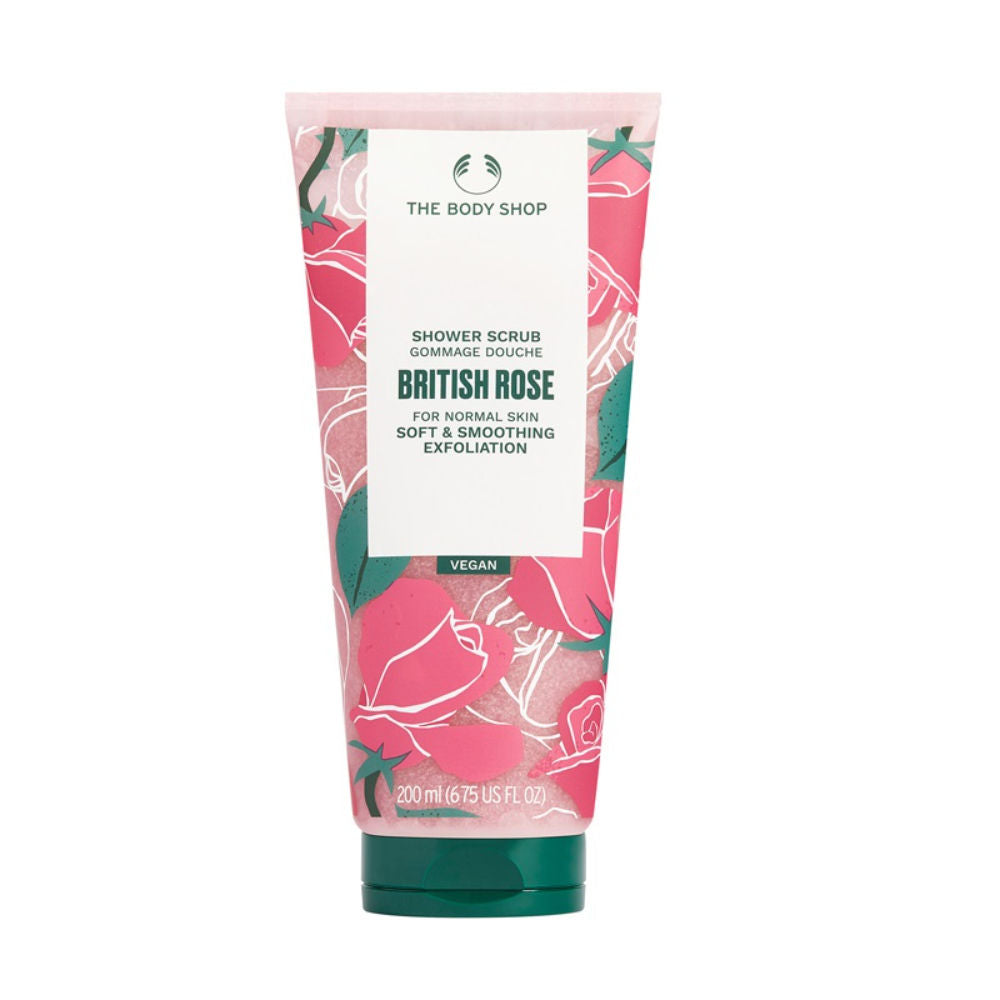 British Rose Shower Scrub