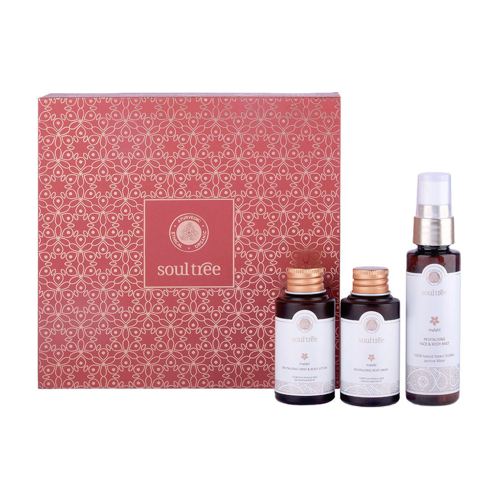 Malatii Jasmine Essentials Revitalising Body Care Mini Box