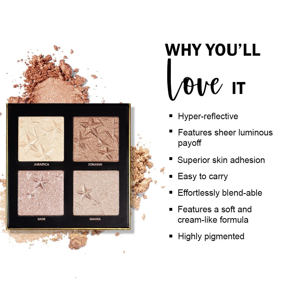 Desert Glow 4 Color Highlighter Palette