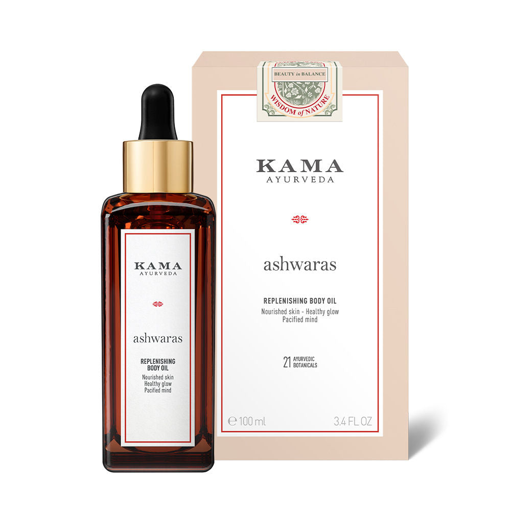 Ashwaras Replenishing Body Oil - Leave-in Body Oil for Daily Use