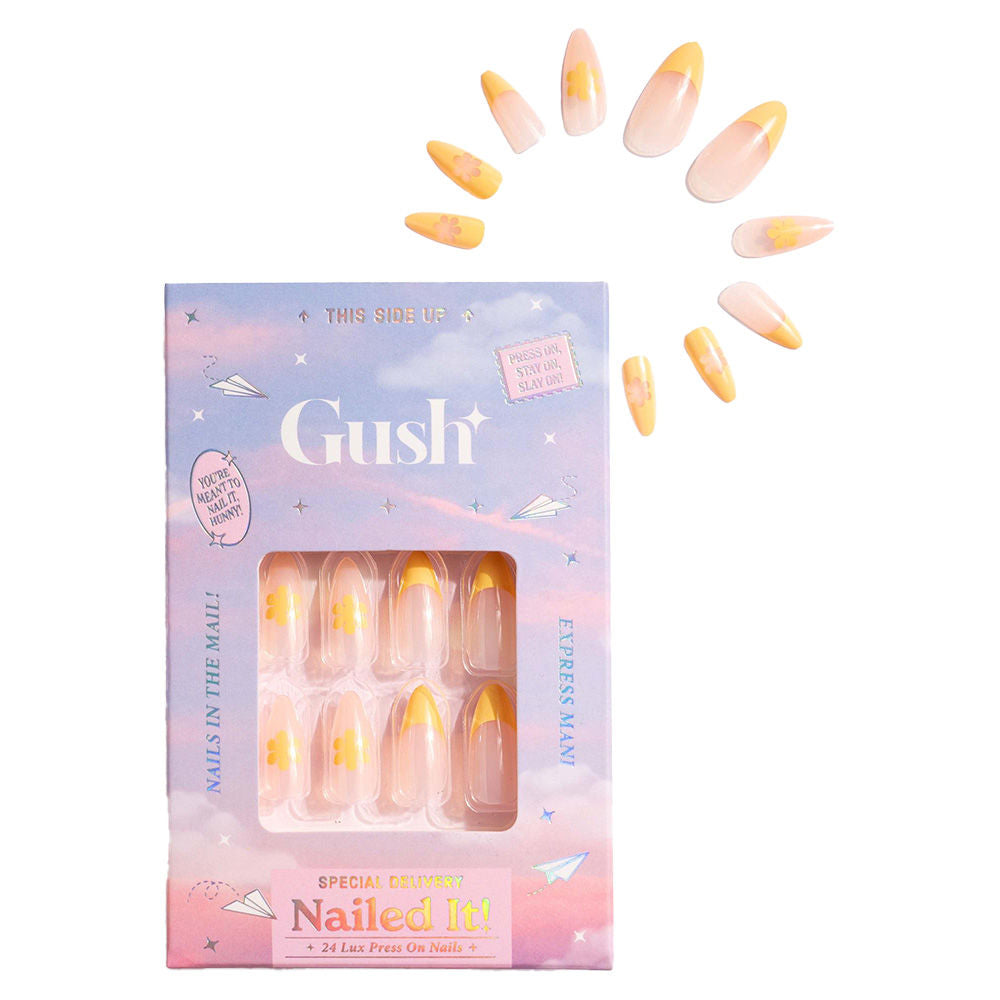 Nailed It Reusable Luxury Press On Nails (Round Shape) - Summer Flowers