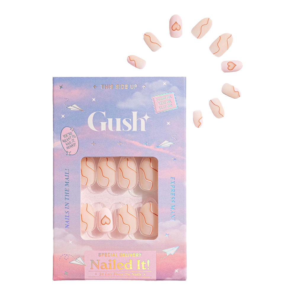 Nailed It Reusable 24 Luxury Press On Nails (Almond Shape) - Wavy Baby