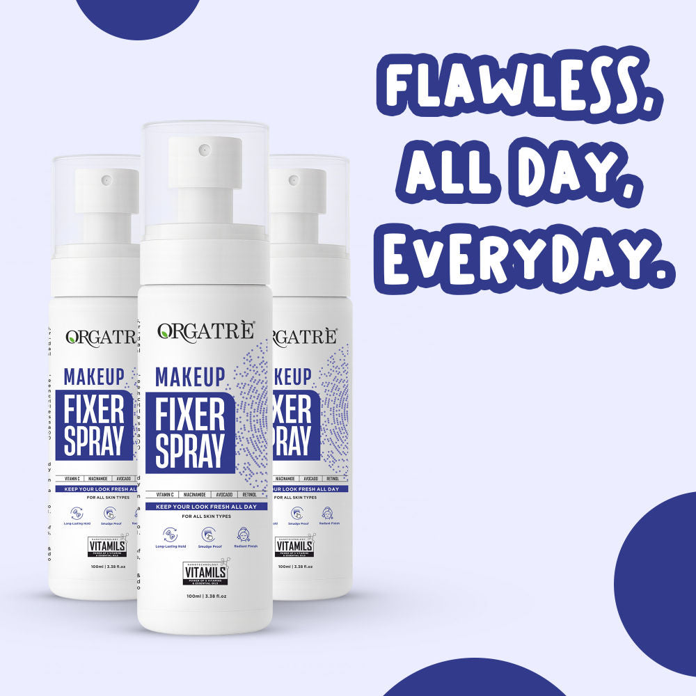 Makeup Fixer Setting Spray - Long-Lasting, Smudge-Proof & Lightweight Formula Primer