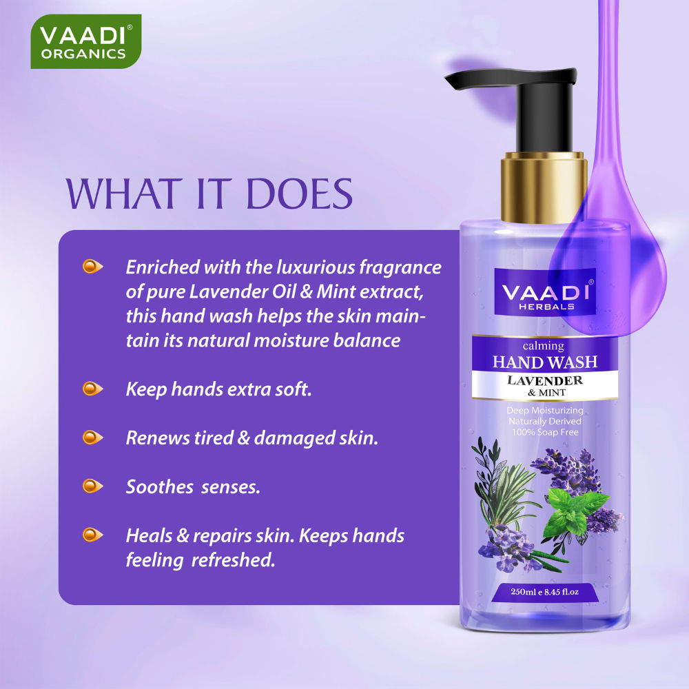 Calming Lavender & Mint - Deep Moisutirizing Hand Wash