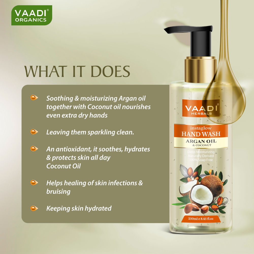 Instaglow Argan Oil & Coconut Hand Wash