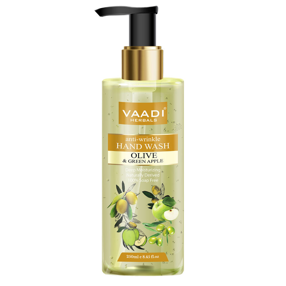 Anti - Wrinkle Olive and Green Apple Hand Wash