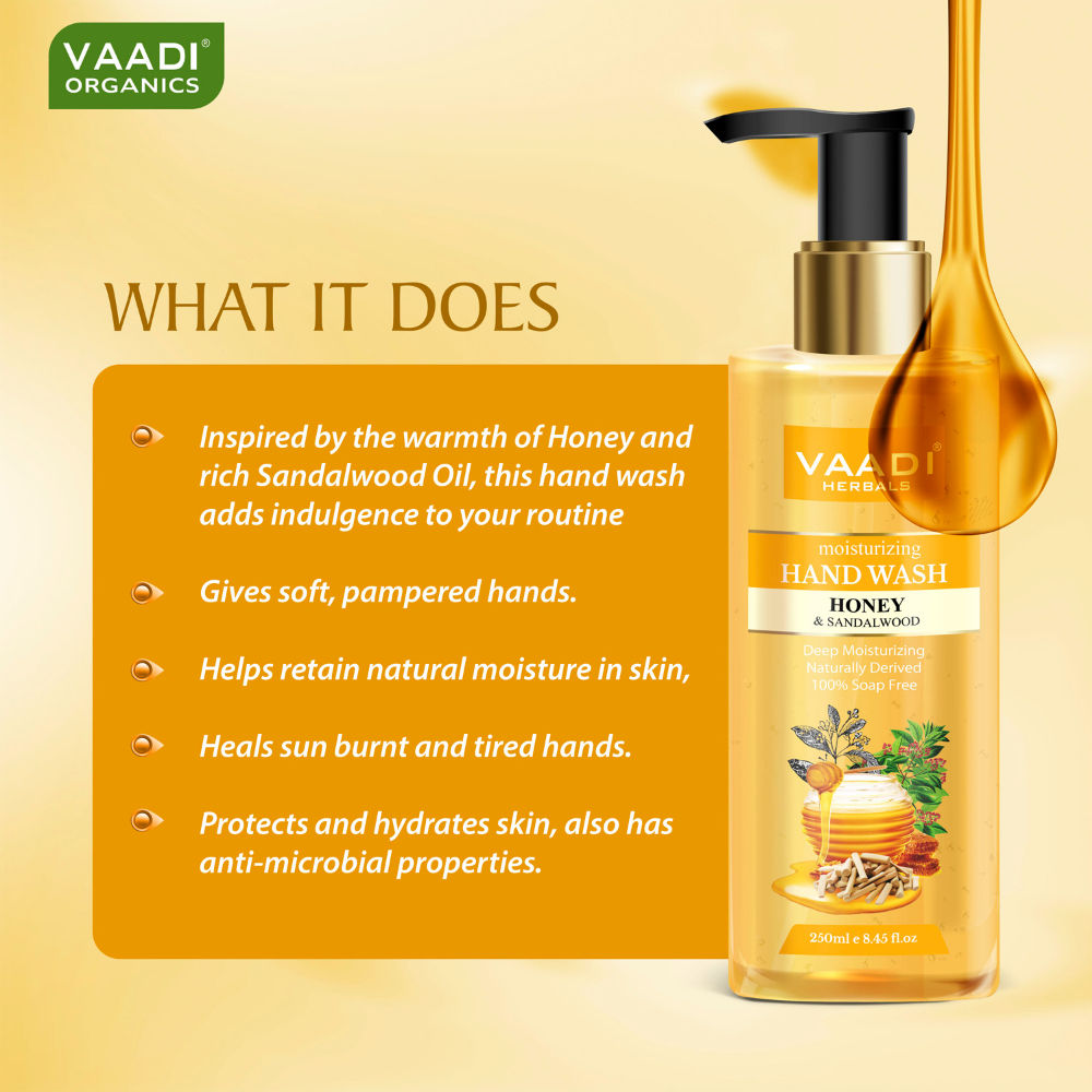 Deep Moisturizing Honey & Sandalwood Hand Wash