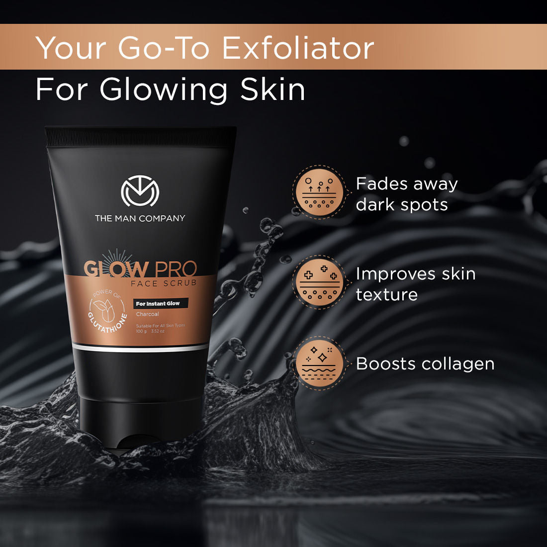 Glow Pro Face Scrub for Skin Brightening