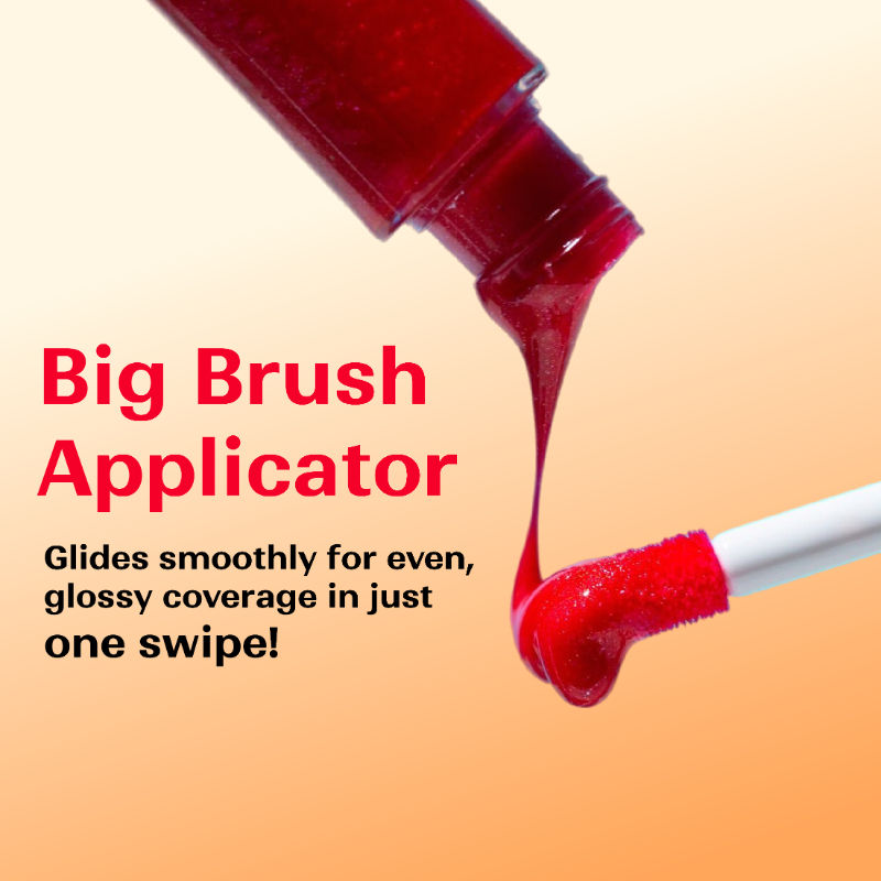 Lip Gloss-Angelic, Soft Pink Gloss, Hydrating, Long-Lasting, with Rosehip & Coconut Oil