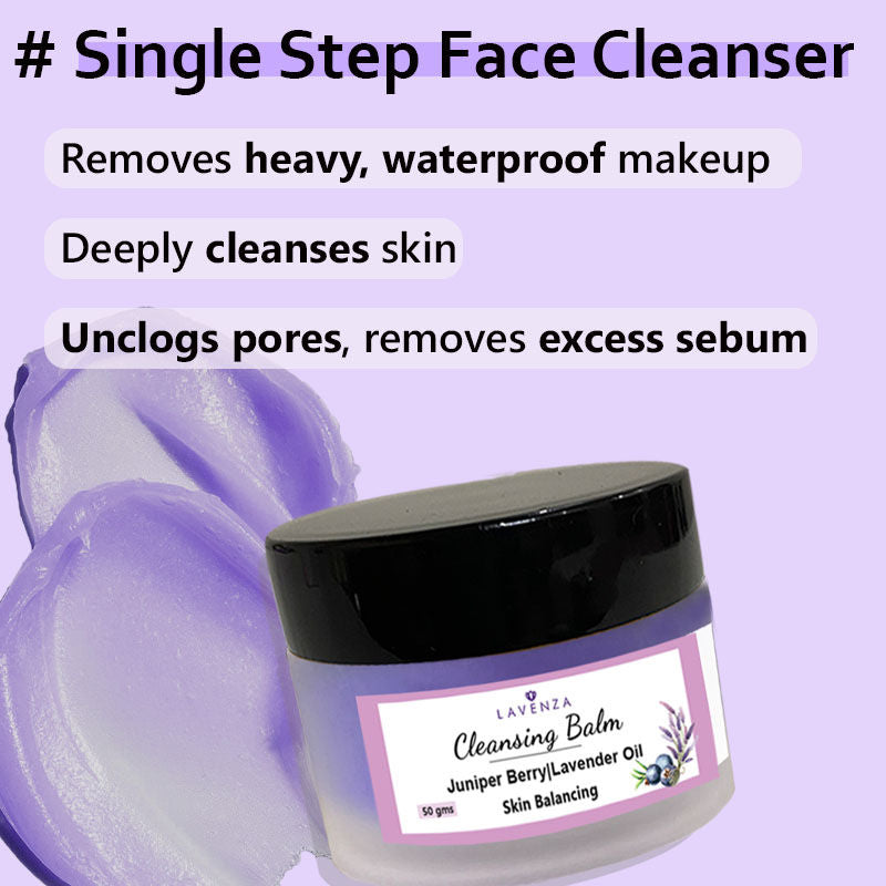 Skin Balancing Cleansing Balm - Soap Free Face Cleanser & Makeup Remover