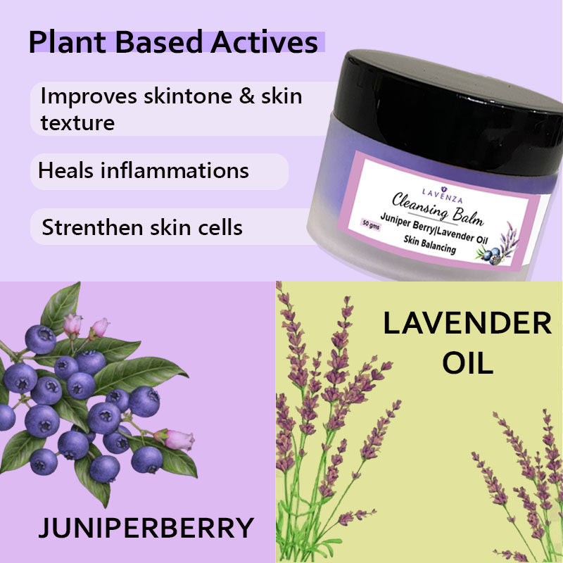 Skin Balancing Cleansing Balm - Soap Free Face Cleanser & Makeup Remover