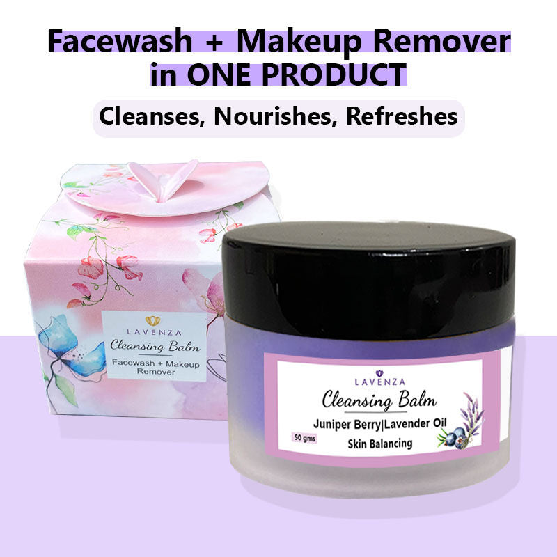 Skin Balancing Cleansing Balm - Soap Free Face Cleanser & Makeup Remover