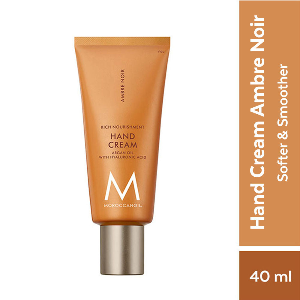 Hand Cream Ambre Noir|Argan Oil, Hyaluronic Acid & Shea Butter Soft, Moisturized Hands