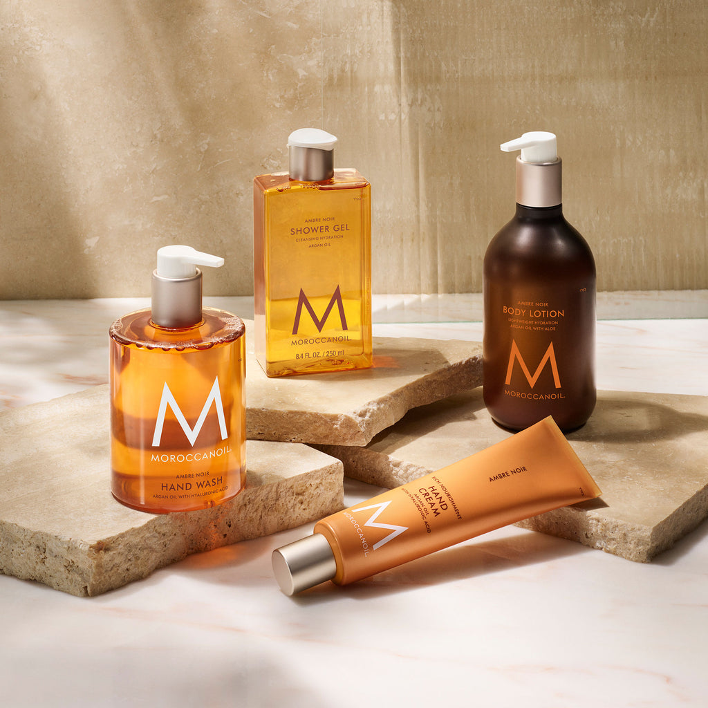 Hand Cream Ambre Noir|Argan Oil, Hyaluronic Acid & Shea Butter Soft, Moisturized Hands