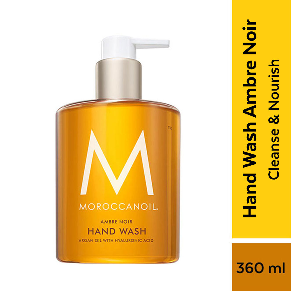 Hand Wash Ambre Noir |Argan Oil & Hyaluronic Acid |Hydrating Cleanser Moisturizes Hands