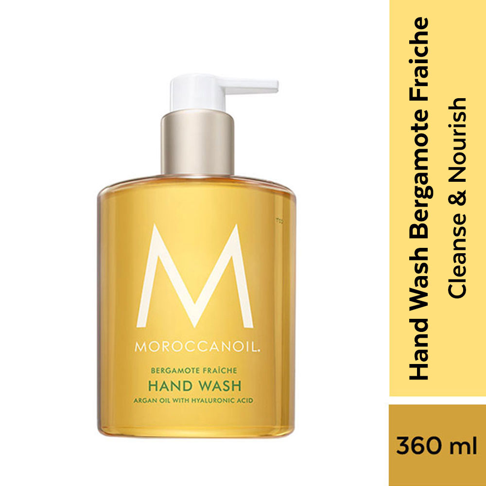 Hand Wash Bergamote Frache|Argan Oil, Hyaluronic Acid|Citrus-Fresh Hydration Soft Hands