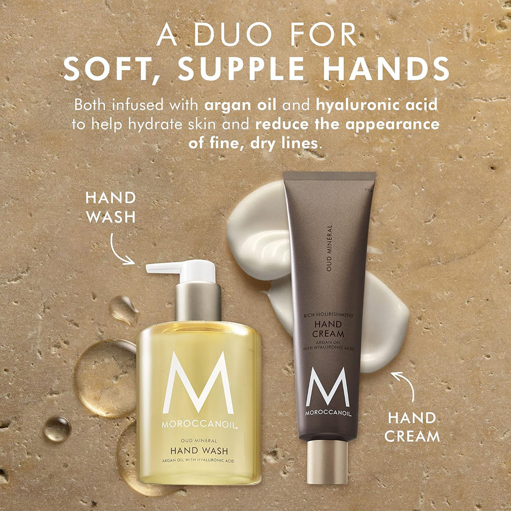 Hand Wash Oud Mineral|Argan Oil & Hyaluronic Acid|Hydrating Cleanser Moisture-Locking