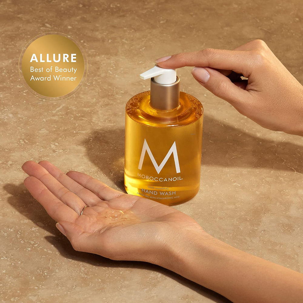 Hand Wash Oud Mineral|Argan Oil & Hyaluronic Acid|Hydrating Cleanser Moisture-Locking