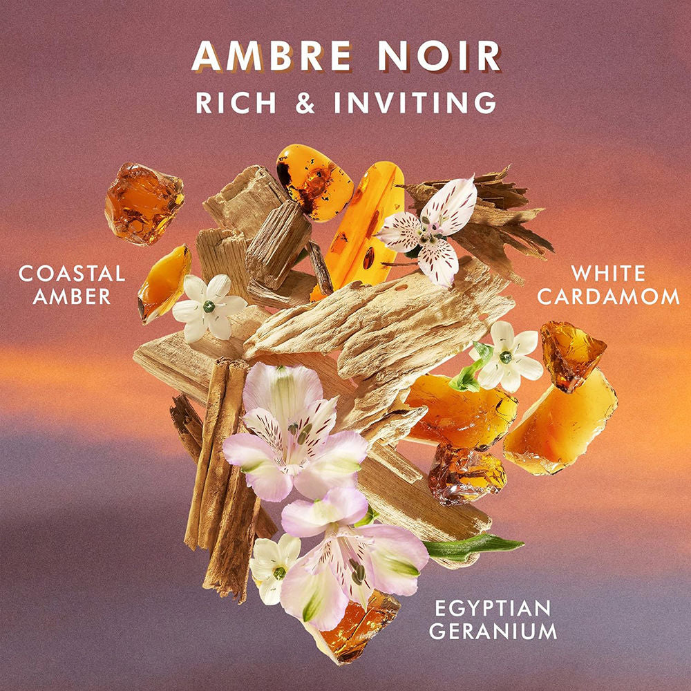 Shower Gel Ambre Noir Argan Oil-Infused for Gently Cleanses, Hydrates & Softens Skin