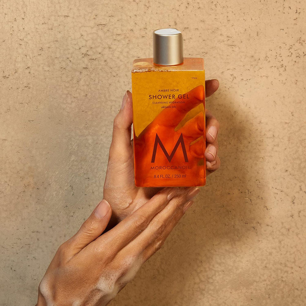 Shower Gel Ambre Noir Argan Oil-Infused for Gently Cleanses, Hydrates & Softens Skin