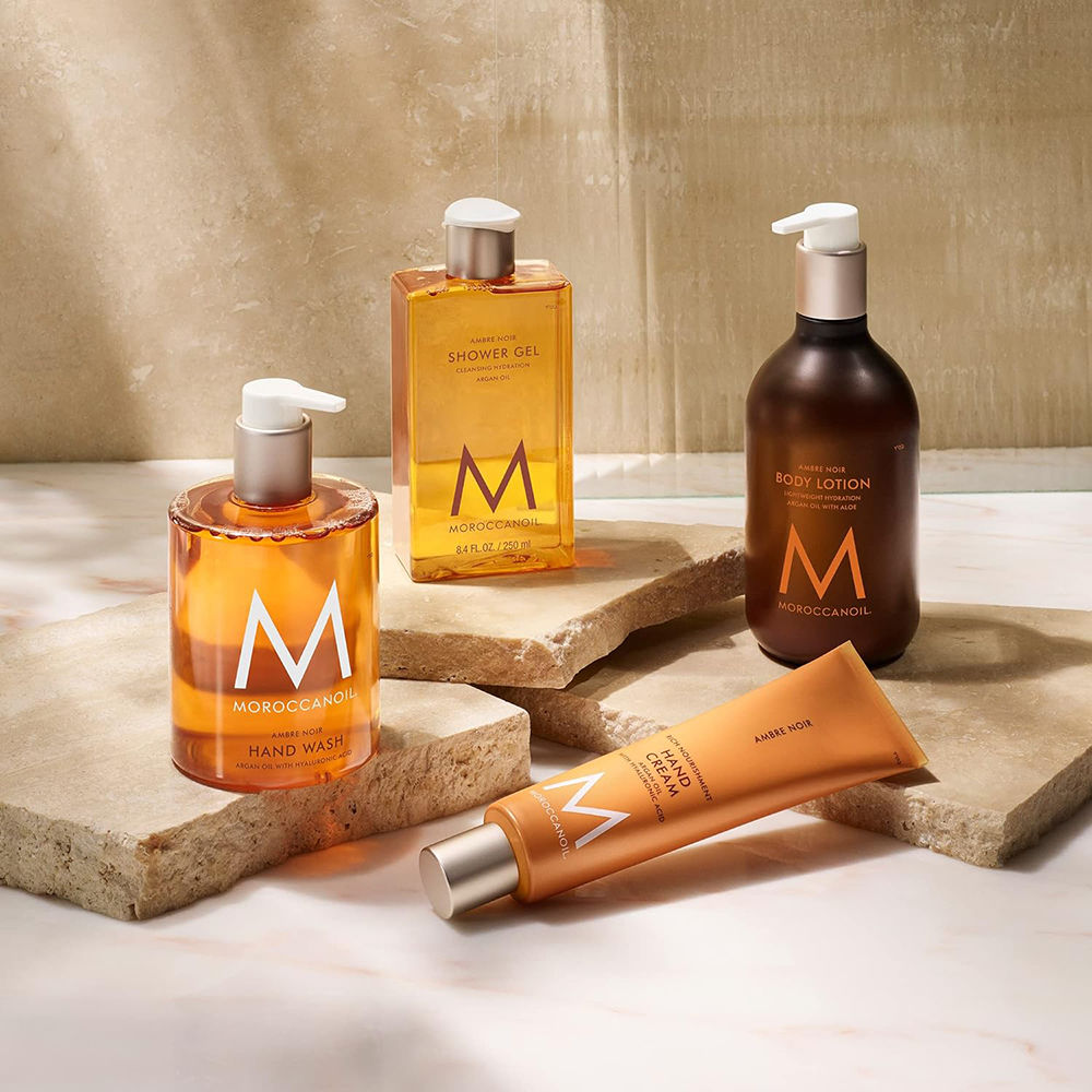 Shower Gel Ambre Noir Argan Oil-Infused for Gently Cleanses, Hydrates & Softens Skin