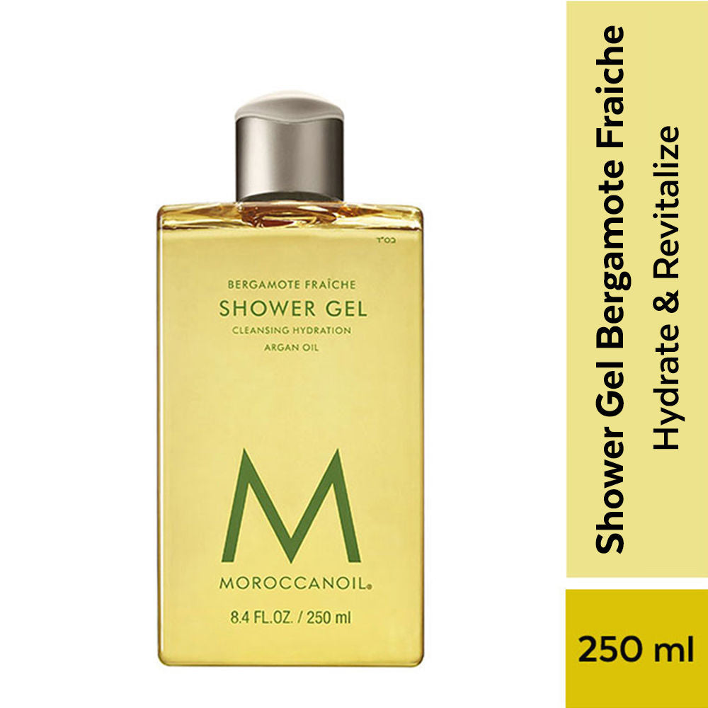 Shower Gel Bergamote Fraiche|Argan Oil|Refreshing Citrus Cleanse Hydration Revives Skin