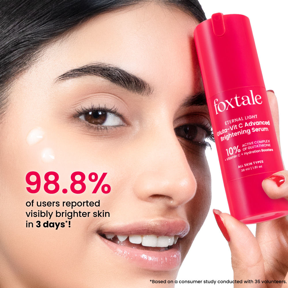 10% Vitamin C-Glutathione Brightening Face Serum For Glowing Skin, Dark Spots & Pigmentation