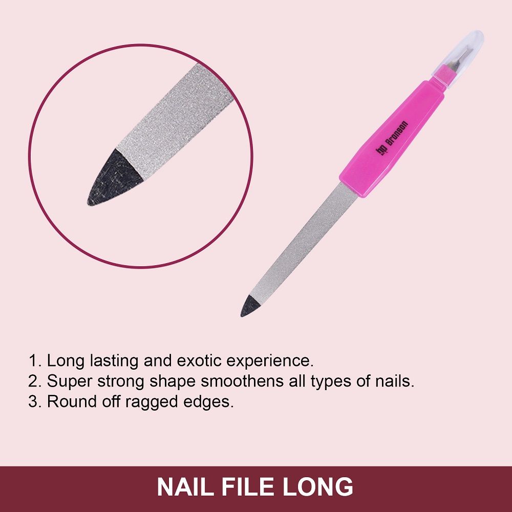 Nail Filer And Cuticle Trimmer (Color May Vary)