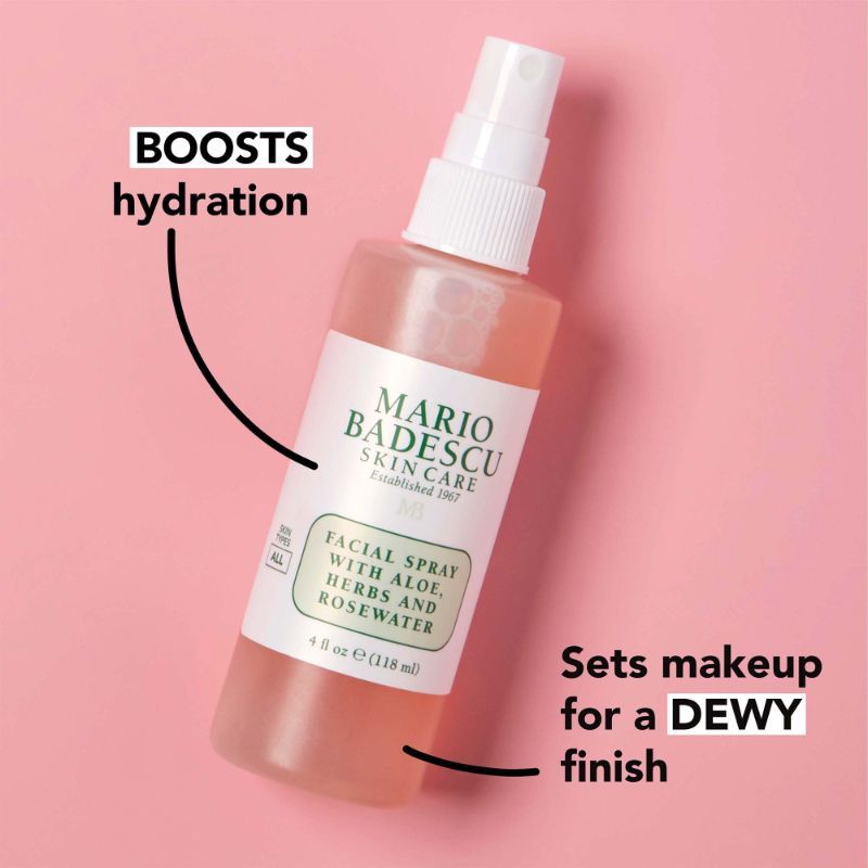Face Mist With Aloe- Herbs & Rosewater