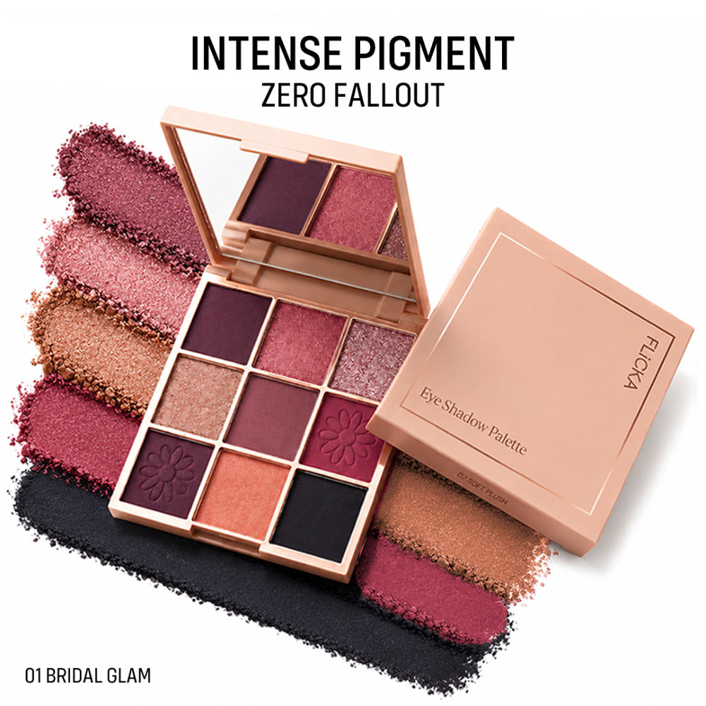 Eye Shadow Palette Intense Pigment Long Lasting Ultra Smooth - 01 Bridal Glam