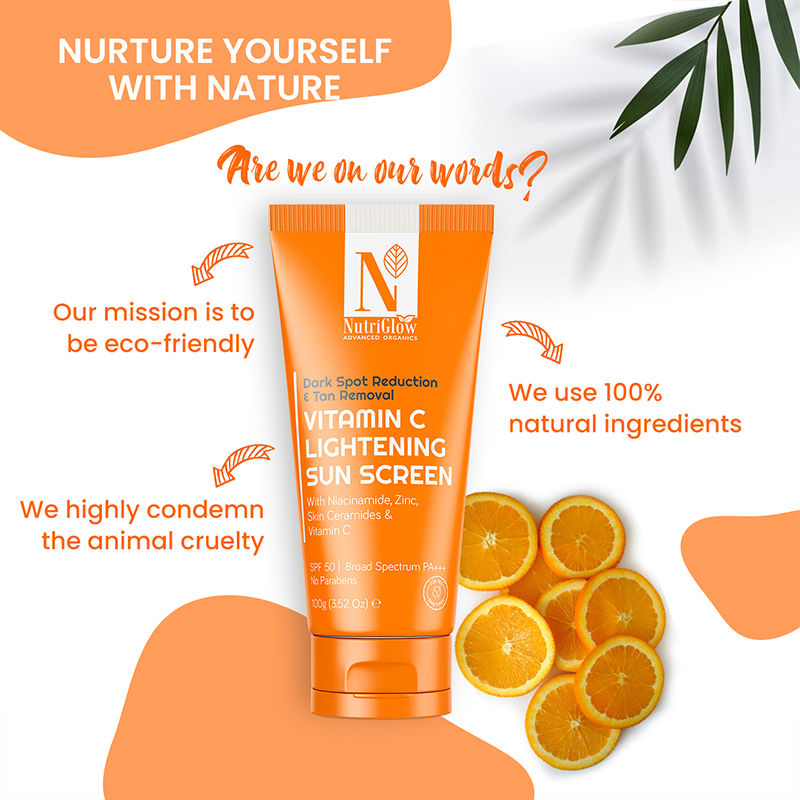Advanced Organics Vitamin C Lightening Sun Screen SPF 50 PA+++