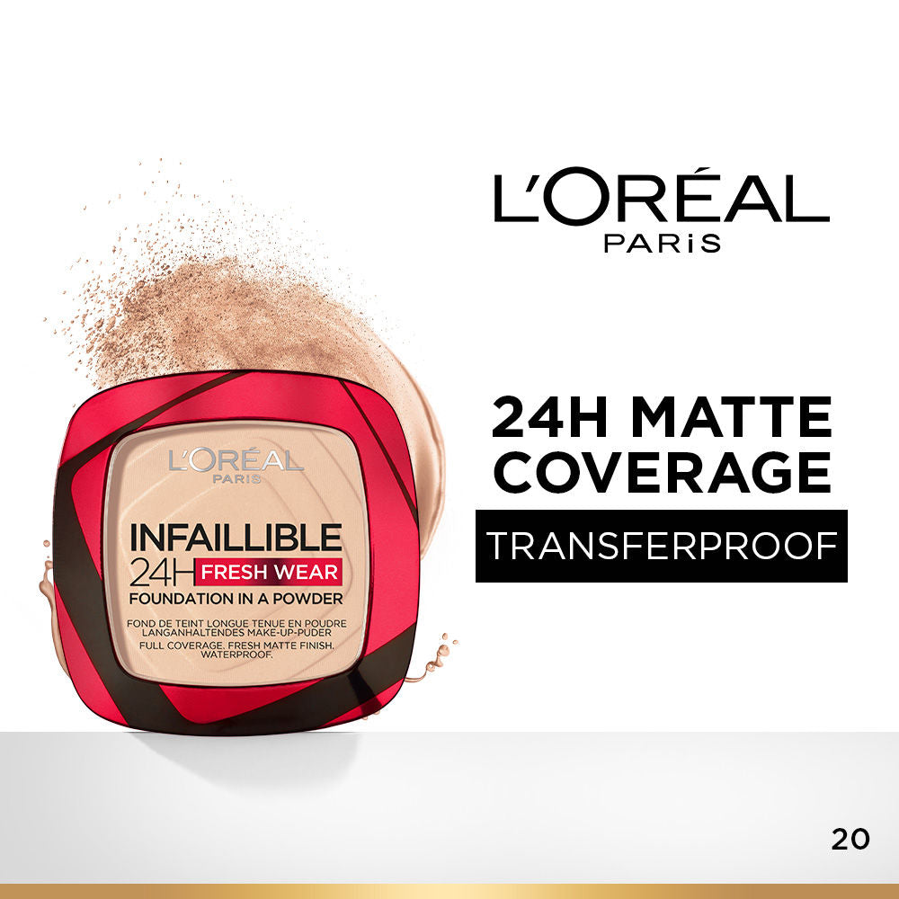 Infallible 24H Fresh Wear Waterproof Powder Foundation