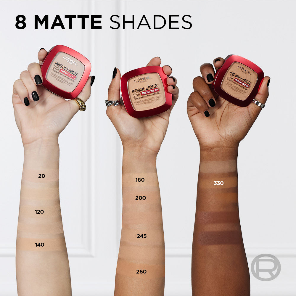 Infallible 24H Fresh Wear Waterproof Powder Foundation