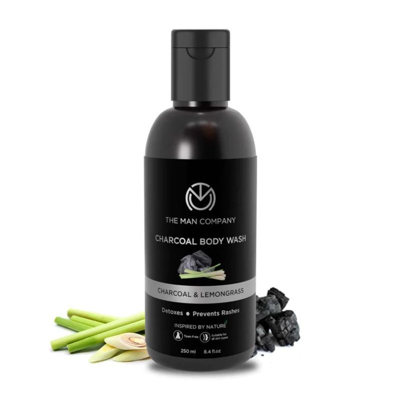 Charcoal Body Wash With Lemongrass & Cinnamon