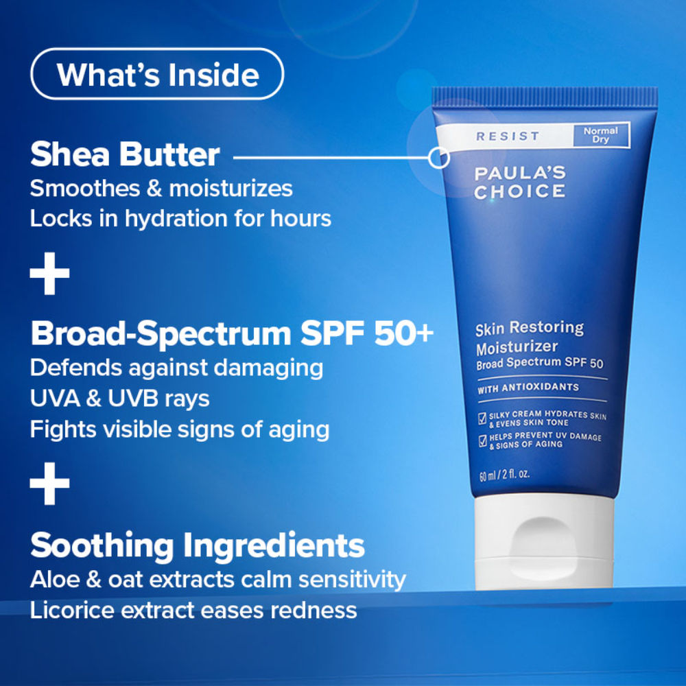 Resist Skin Restoring Moisturizer SPF 50