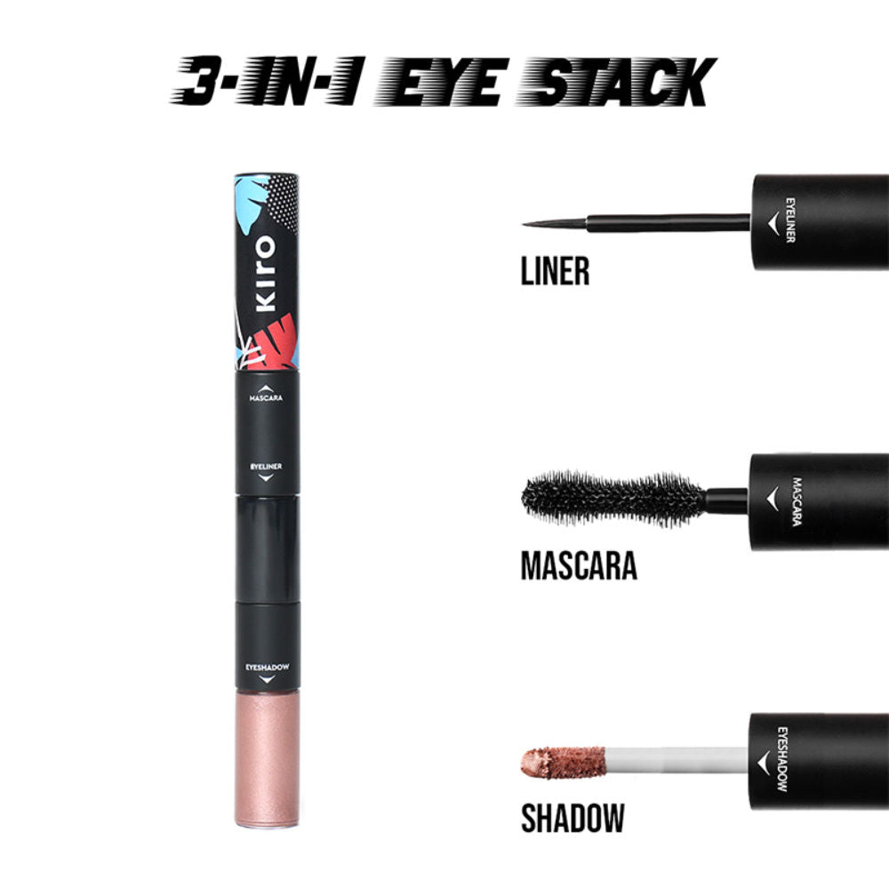 3 In 1 Eye Stack - Eyeshadow + Eyeliner + Mascara