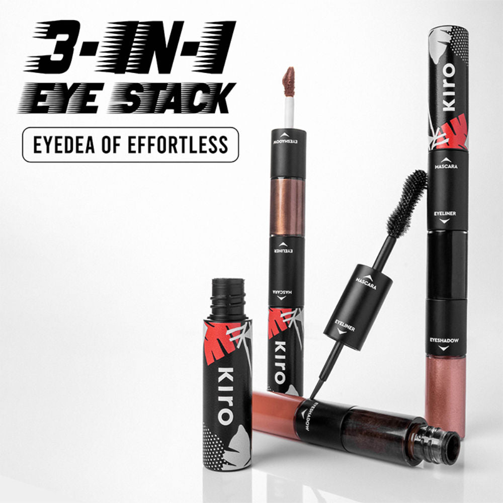 3 In 1 Eye Stack - Eyeshadow + Eyeliner + Mascara