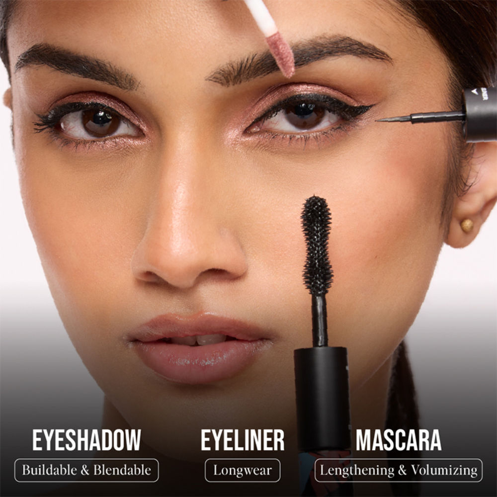 3 In 1 Eye Stack - Eyeshadow + Eyeliner + Mascara