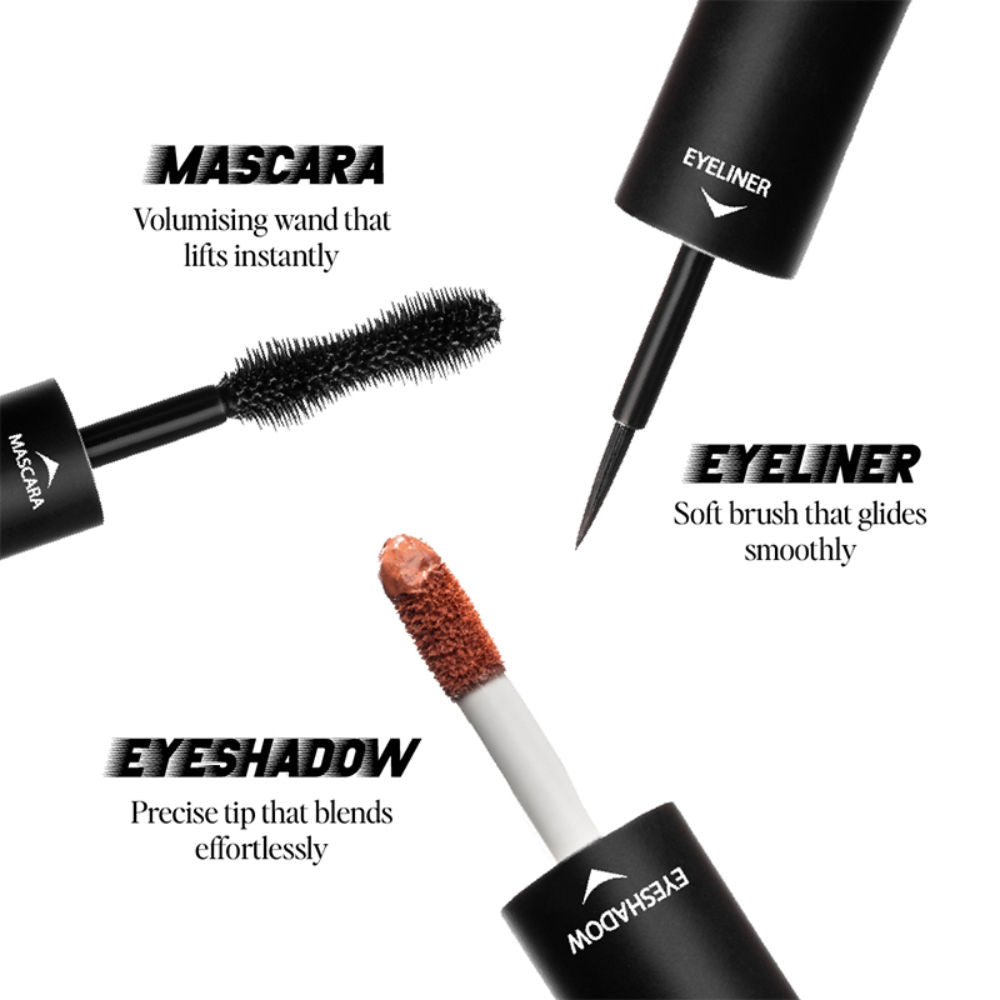 3 In 1 Eye Stack - Eyeshadow + Eyeliner + Mascara