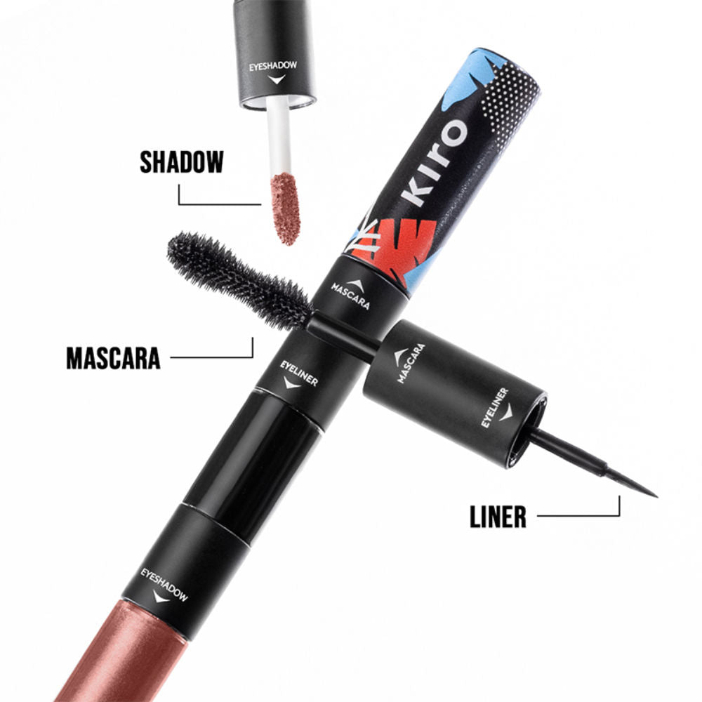 3 In 1 Eye Stack - Eyeshadow + Eyeliner + Mascara
