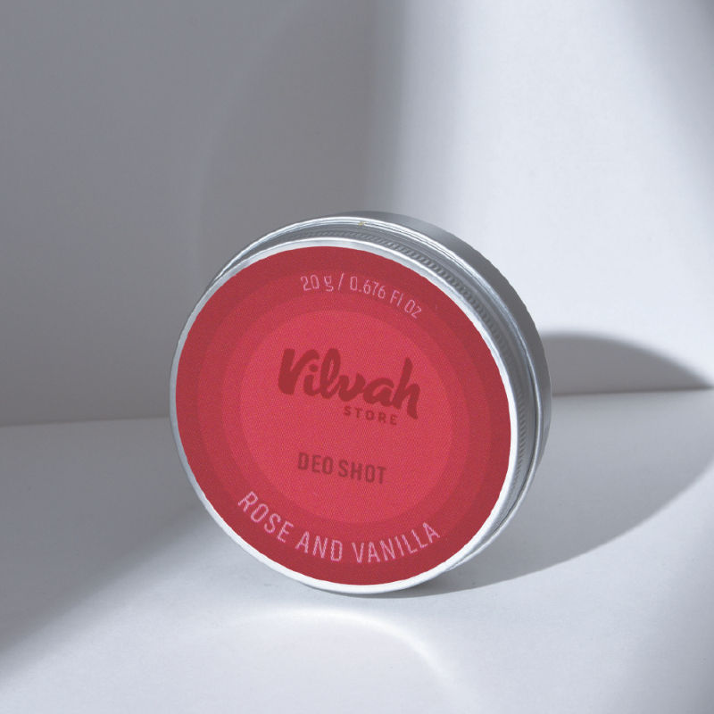 Rose & Vanilla Deo Shot Prevents Odour, Sulphate and Paraben Free