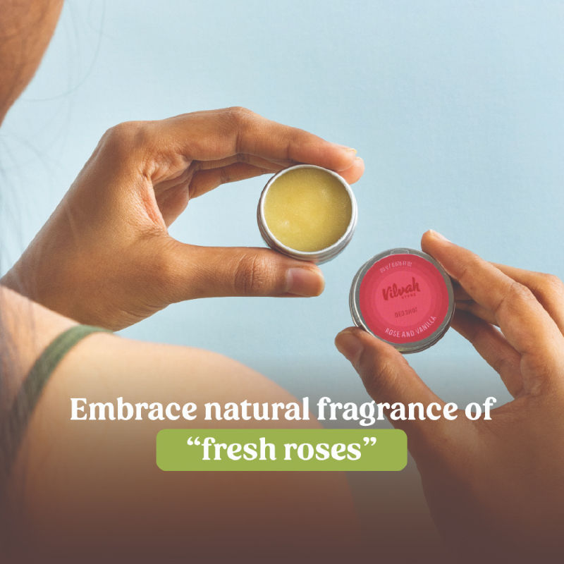 Rose & Vanilla Deo Shot Prevents Odour, Sulphate and Paraben Free