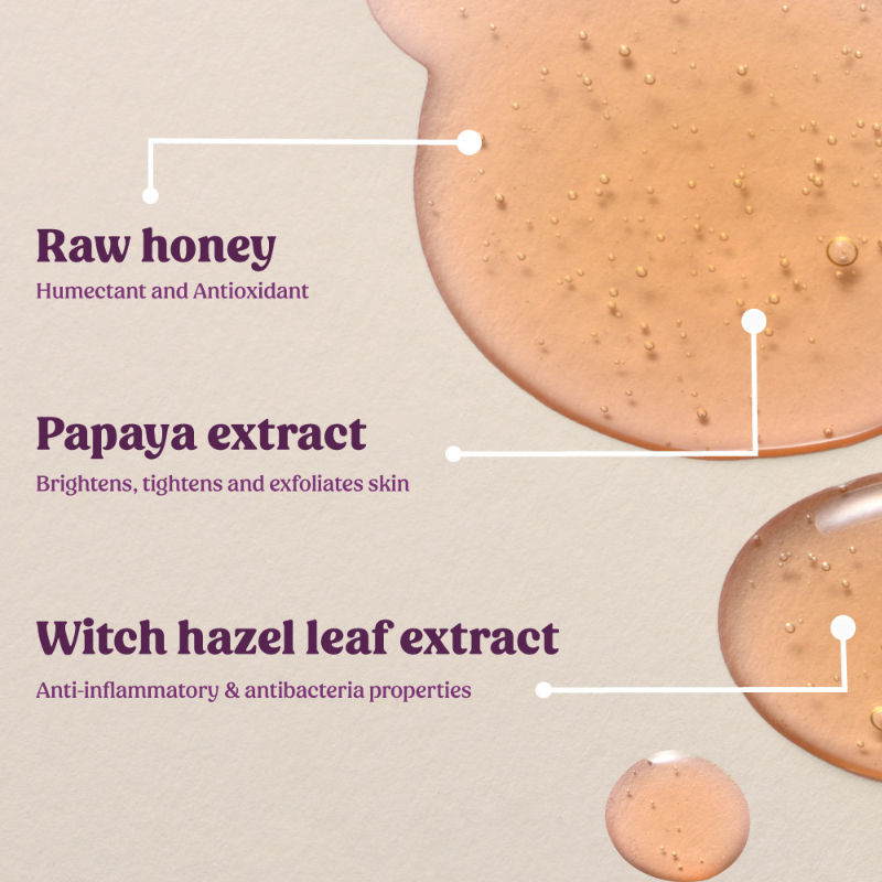 Honey Fix Face Wash To Treat Acne, Control Oil & Balance Ph With Honey & Papaya Extract